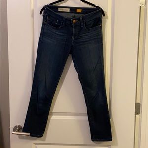 Dark cropped/capri jeans